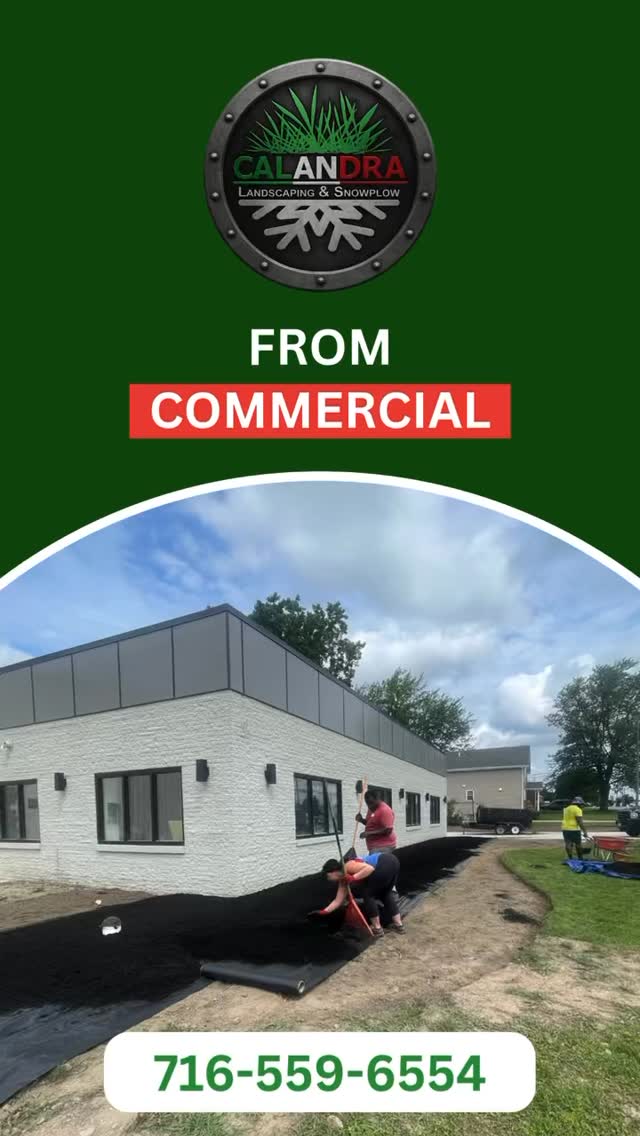 Read more about the article 🏡 From residential lawns to commercial properties, Calandra Landscaping & Snowplow does it all — and we do it right. 💪
