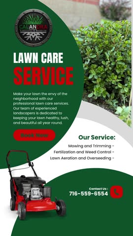 Give your lawn the care it deserves with Calandra!